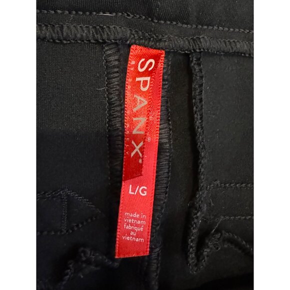 Spanx Womens Slimming Ankle Pants Size Large Black Rayon Blend - Picture 3 of 5